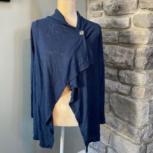 Bobeau long sleeve wrap sweater